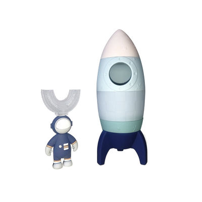 購入 シリコーンの赤ん坊のロケットのおもちゃの歯は装飾によってカスタマイズされる色にブラシをかける online manufacture