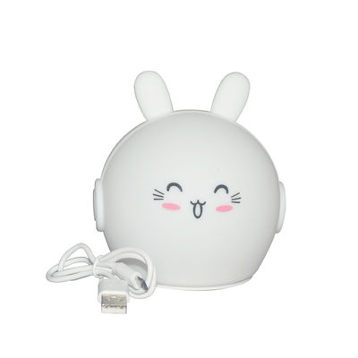 購入 ウサギの子供のための再充電可能なシリコーン夜ライト柔らかいタッチ転換色 online manufacture