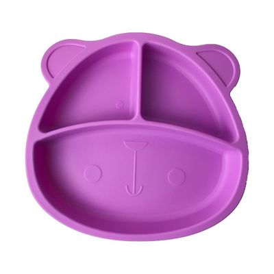 購入 赤ん坊の供給の版セットのシリコーンは紫色くまがEcoを友好的な柔らかさ形づけるサイズをカスタマイズした online manufacture