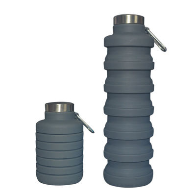 購入 New Item Custom Logo 700ml Drink Bottle Black Silicone Water Bottle Collapsible online manufacture