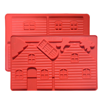 購入 3Dシリコーンの焼ける道具家は正方形のハンドメイドのDiyのシリコーンの石鹸型を形づけた online manufacture