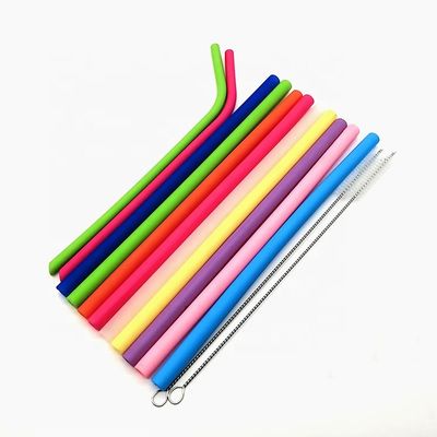 購入 クリーニング ブラシと友好的な注文の折り畳み式の再使用可能なシリコーンのストローEco online manufacture