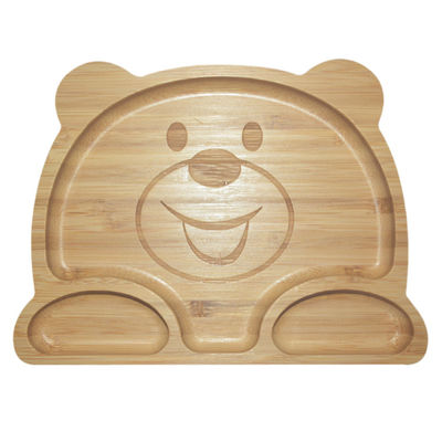 購入 MHC シリコン分割吸入 食事 子供 木製 食品 竹 食器 シリコン ベビープレート online manufacture