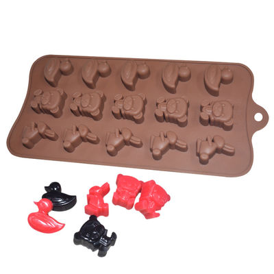 購入 MHC 製造 食品級 シリコン チョコレート 模具 可愛い動物デザイン アヒル 熊 ウサギ online manufacture
