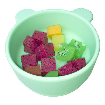 くまは幼児吸引の版に与えるシリコーンの赤ん坊の皿の食品等級の食糧を形づける
