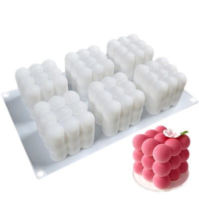 食品等級3Dのシリコーンのケーキ型BPAの自由な注文の作成フォンダン型