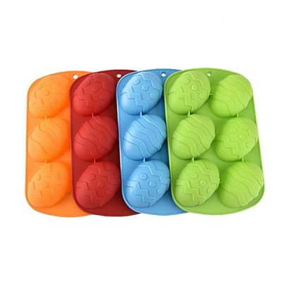 食品等級のケーキのシリコーンはDiyハンドメイドのイースター エッグの定形ケーキ型を形成する