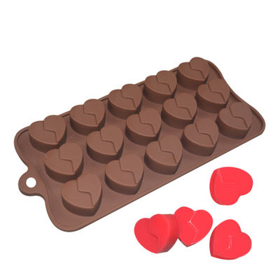 LFGBの注文チョコレートはハート形のムースのケーキのシリコーン型を形成する