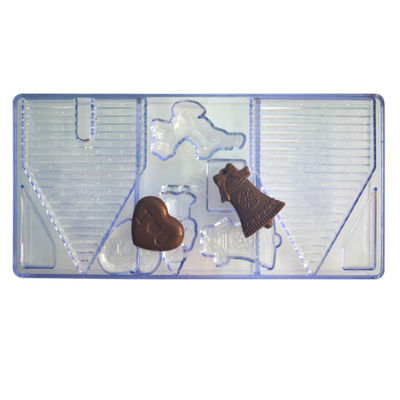 ODMの中心の形の注文チョコレートは支持できるシリコーンの食品等級を形成する