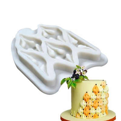 食品等級3dのシリコーン型、フォンダン型を飾るDiyのケーキ