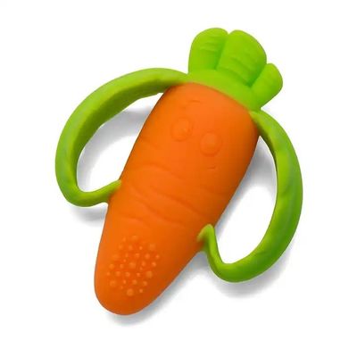 MHCのシリコーンの赤ん坊Teetherのにんじんの子供のシリコーンは注文をもてあそぶ