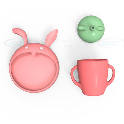 MHC スタート 6-12 ヶ月 うさぎ 赤ちゃん 食事 セット シリコン 無 BPA 無 有毒 玩具