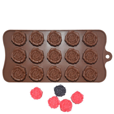 自家製のチョコレート用の柔軟性のあるシリコンチョコレートカビトレイ